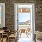 Сasa de vacaciones Mykonos Stone Villa Kalo Livadi Sea View *