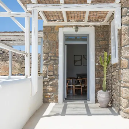 Mykonos Stone Villa Kalo Livadi Sea View Holiday home *