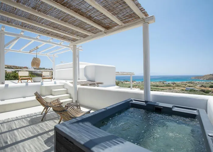 Holiday home Mykonos Stone Villa Kalo Livadi Sea View