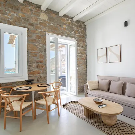 Mykonos Stone Sea View Feriehus Kalo Livadi